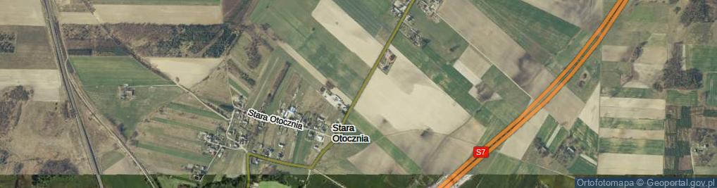 Zdjęcie satelitarne Stara Otocznia ul.